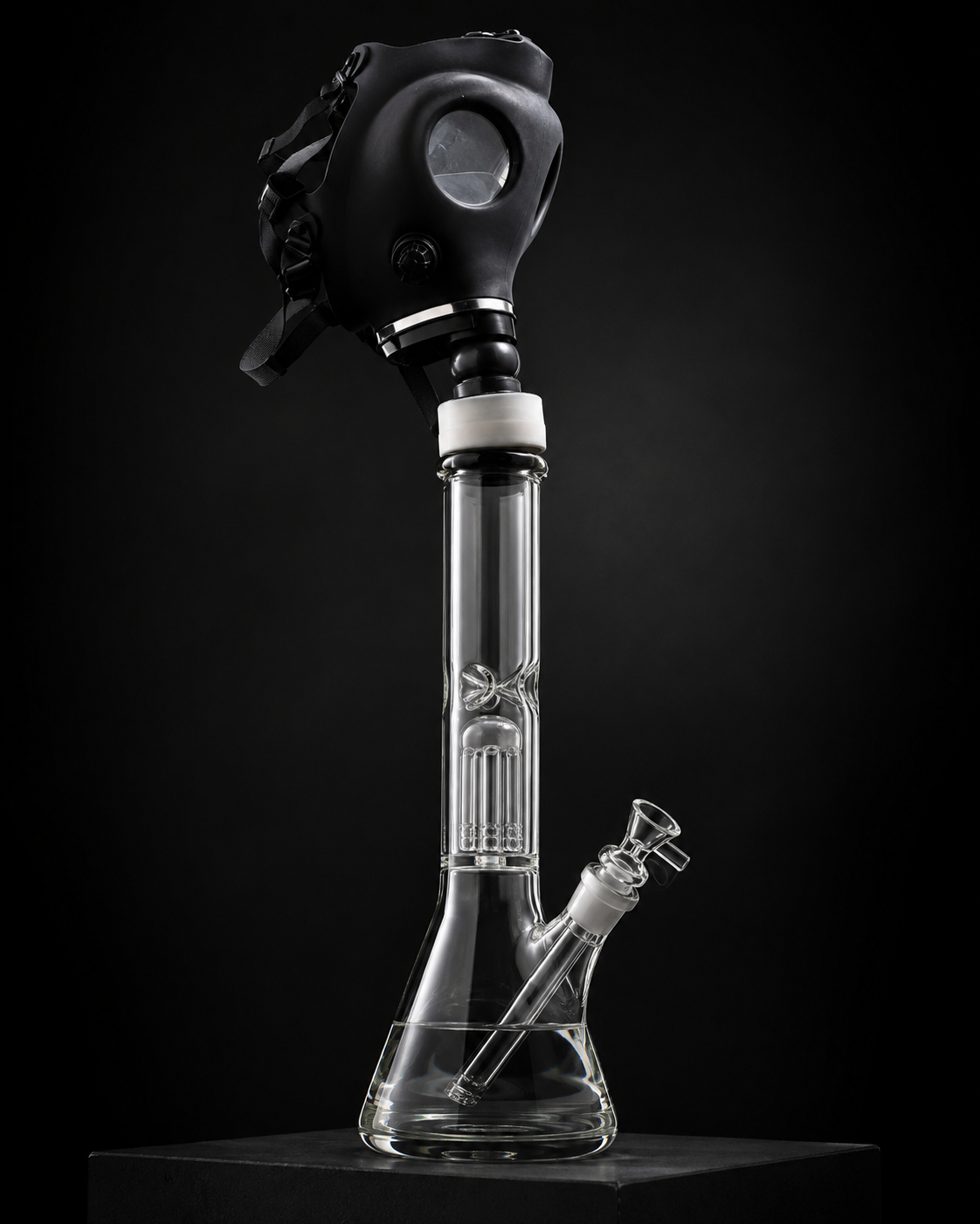 Bong Bridge™ adapter by SeshLabz with a 40mm threaded end and a glass-side fitting